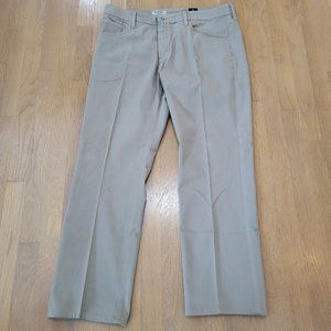 AG Adriano Goldschmied Men's Size 36X30 Khaki The Protege Straight Leg Pants